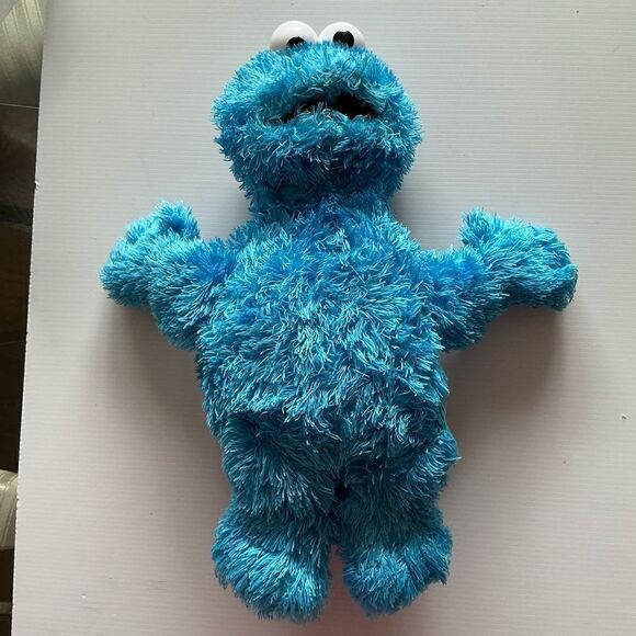 Sesame Street Other - Sesame Street Cookie Monster Soft Plush Toy with Hard Eyes by Gund